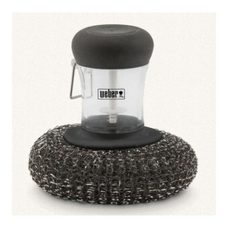 spugna di metallo weber per pulizia plancha 6209