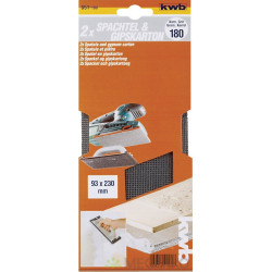 nastro abrasivo kwb 93x230mm k240 10 pezzi - 818124