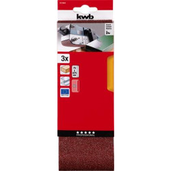 nastro abrasivo kwb 100 x 560mm k100 3 pezzi - 911904