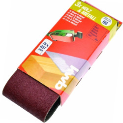 nastro abrasivo kwb 75x457mm k60 3 pezzi - 911906