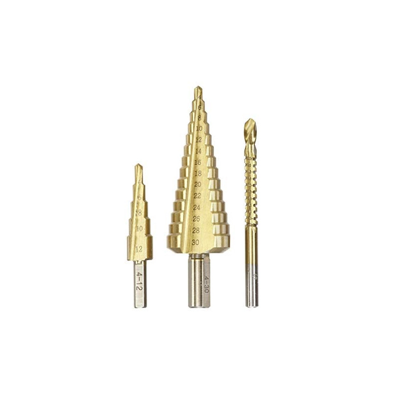 punte a gradini kwb hss 4-12mm 3pz 525890