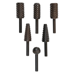 set raspe rotativa kwb conica/cilindrica/sferica 495500