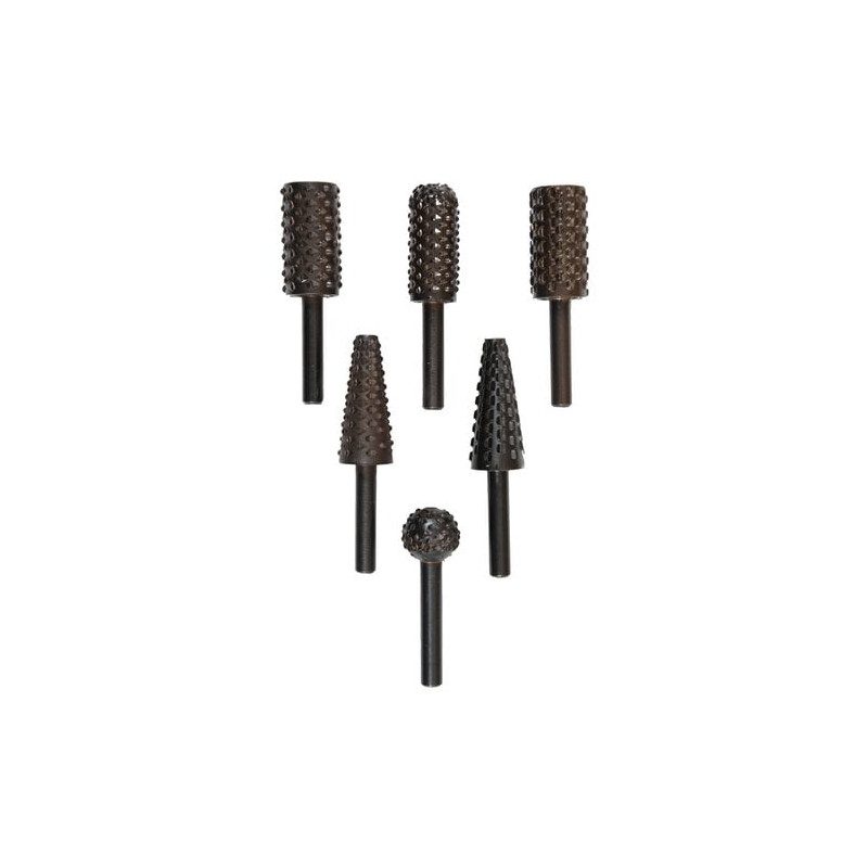 set raspe rotativa kwb conica/cilindrica/sferica 495500