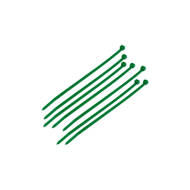 fascette polypool 100pz 200x4.8mm verde pp7520.8
