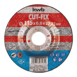 disco abrasivo kwb kwb cut-fix 115x6x22mm - 793165