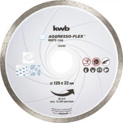 disco da taglio diamantato kwb aggresso-flex 125mm - 725240