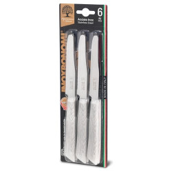 set coltelli da tavola coltellerie bonomi bianco 60006s