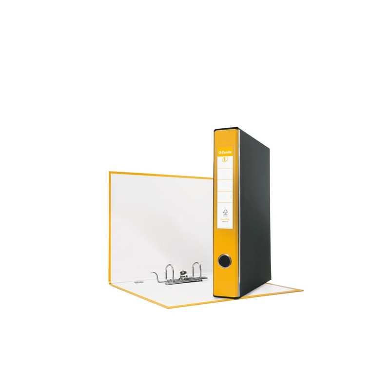 Registratore a leva esselte eurofile g52 giallo dorso 5cm formato