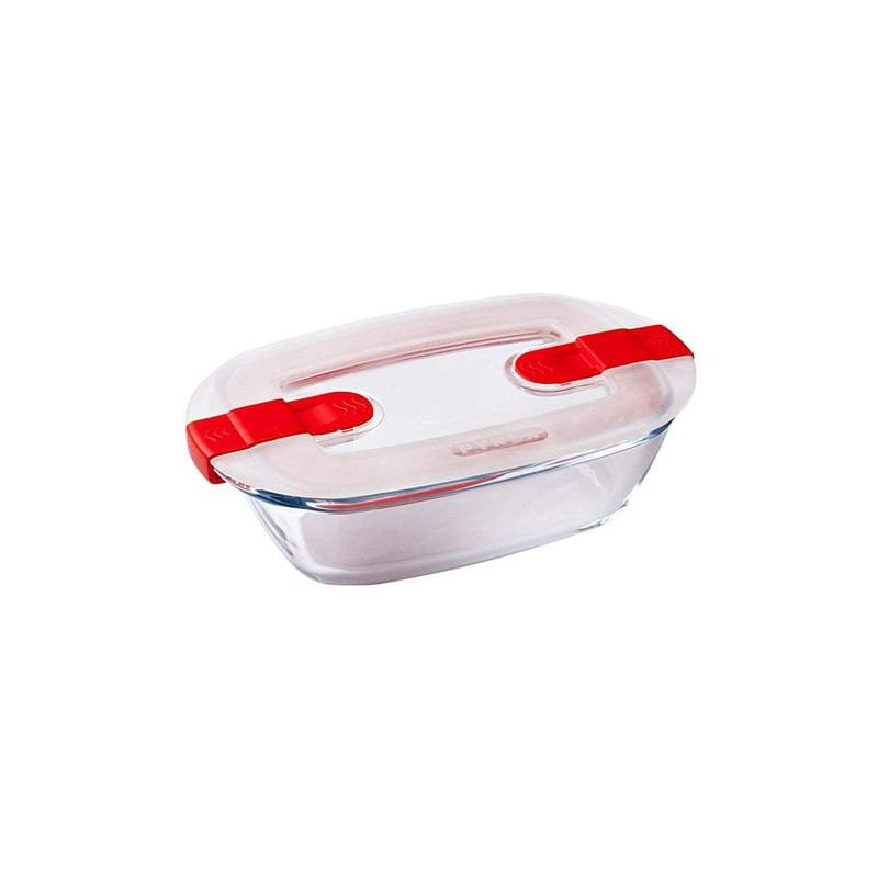 contenitore alimenti pyrex rettangolare in vetro borosilicato trasparente