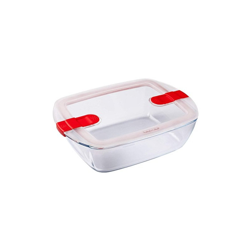 contenitore alimenti pyrex rettangolare in vetro borosilicato trasparente