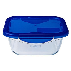 contenitore alimenti pyrex quadrata in vetro trasparente 286pg00/7046