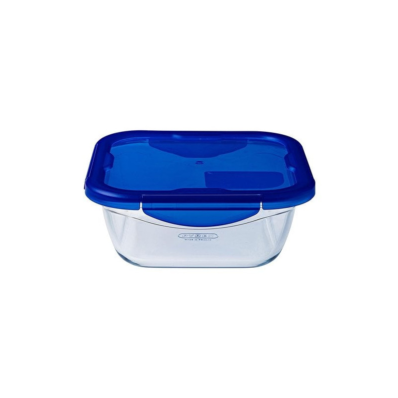 contenitore alimenti pyrex quadrata in vetro trasparente 286pg00/7046