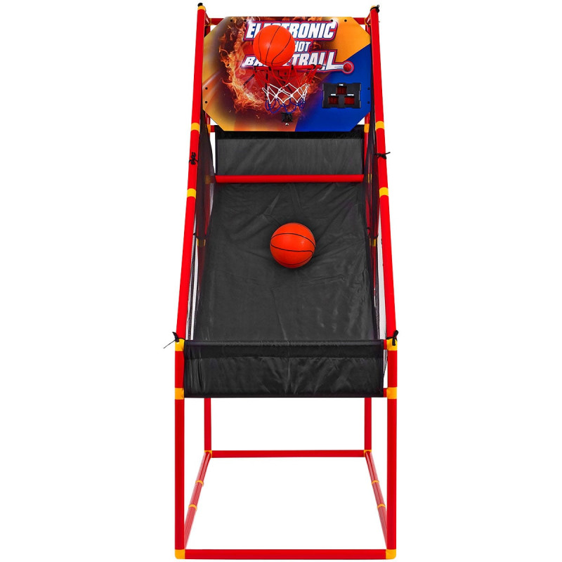 globo tabellone basket elettronico con segnapunti e pallone