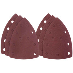fogli abrasivi velcro kwb triangoli 100x62mm grano 60/120/180 12pz