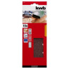 foglio abrasivo kwb di corindone 93x 230mm grana 40 10pz [818204]