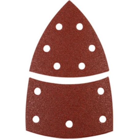 fogli abrasivi triangolare kwb per levigatrice autoadesivi grana