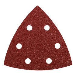 fogli abrasivi triangolare kwb per levigatrice autoadesivi 96mm grana
