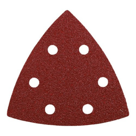 foglio abrasivo triangolare kwb di corindone autoadesivi 93mm grana