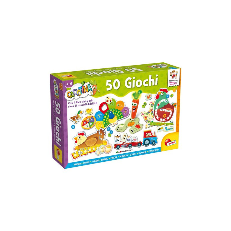 lisciani carotina - penna parlante 50 giochi
