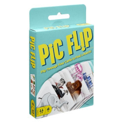 mattel - carte da gioco pic flip
