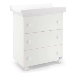 cassettiera fasciatoio pali tris bianco