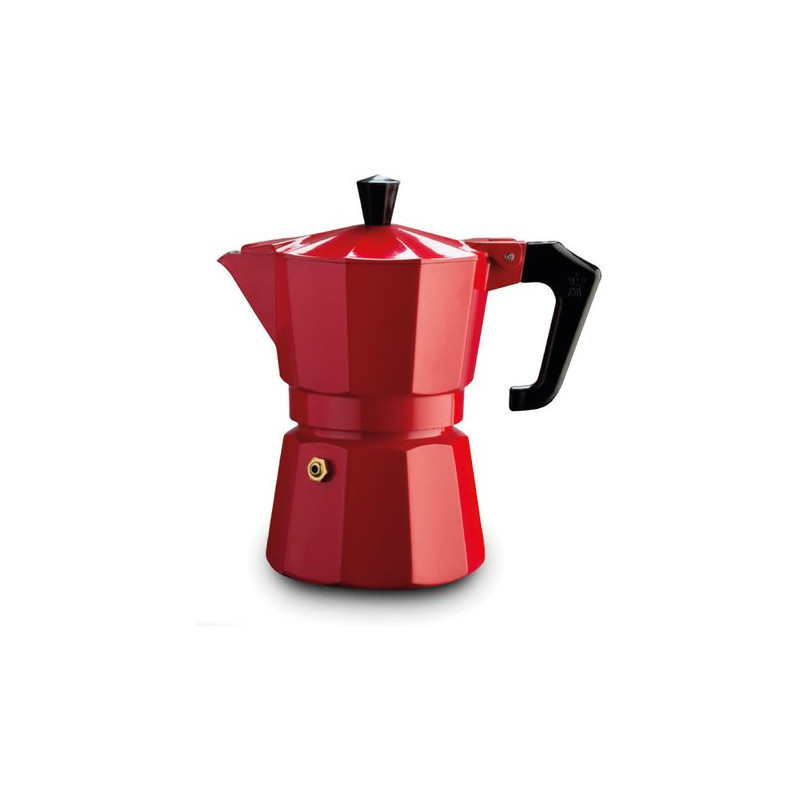 caffettiera pezzetti italexpress moka 0.15l 3 tazze rosso