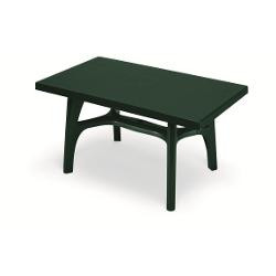 Tavolo scab in resina rettangolare verde 140x 80 1061 [scab]