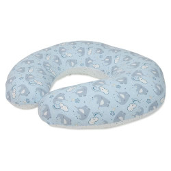 cuscino allattamento baby idea kikka elefanti azzurro [5802/eaz]