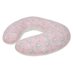 cuscino allattamento baby idea kikka elefanti rosa [5802/ers]
