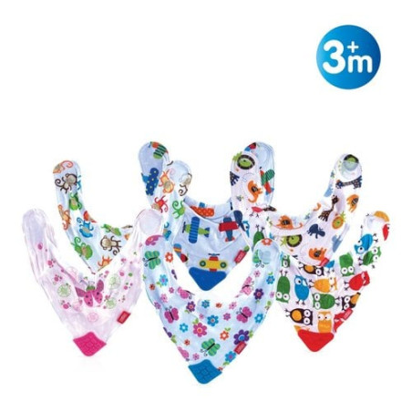 bavaglino nuby con angolo dentizione