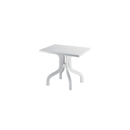 Tavolo scab in resina ribalto bianco 80x 80 1829 [scab]