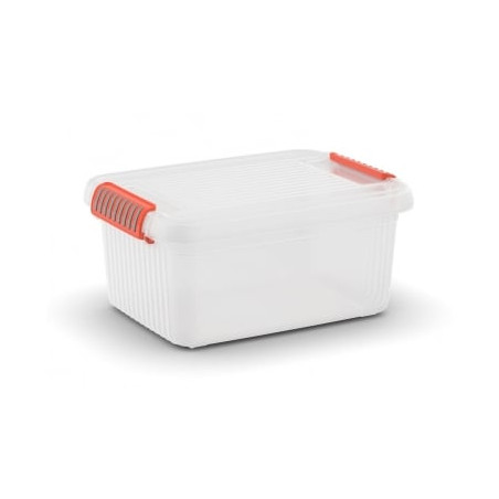 contenitore salvaspazio keter di plastica con coperchio 29x39x18cm