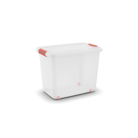 contenitore salvaspazio con coperchio keter di plastica 39x59x45cm