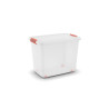 contenitore salvaspazio con coperchio keter di plastica 39x59x45cm