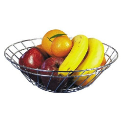 cestino tavola artex cromato 24cm [292045]