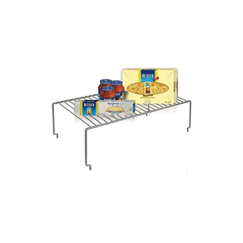 mensola singola artex salvaspazio metallo filo cromo lucido 55cm