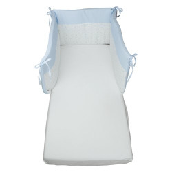 paracolpi lettino baby idea 3lati azzuro