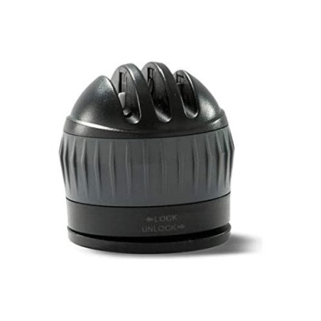 affila coltelli ilsa con ventosa 3 meccanismi nero [22820000avv]