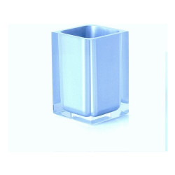 bicchiere porta spazzolino gedy celeste [ra98/86]