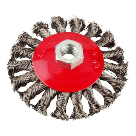 spazzola a disco kwb per smerigliatrice agressi flex 100mm 1pz