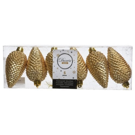 confezione pigna amicasa palline albero oro