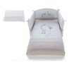 pali piumone lettino set letto 3 pz
