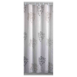 tenda doccia gedy parfume 240 x 200cm bianco / nero