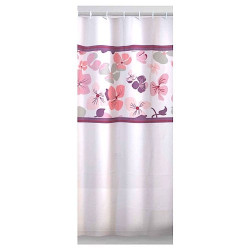 tenda doccia gedy pot pourri 120 x 200cm lilla / rosa