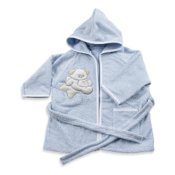 accappatoio italbaby 0a 6mesi azzurro [50.4000.372]