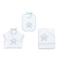 set bavaglini spugna italbaby stella 3pz azzurro