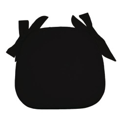 cuscino sagomato con lacci - nero - olibo'