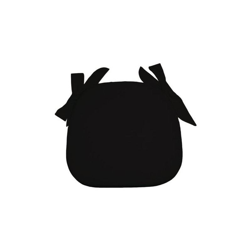 cuscino sagomato con lacci - nero - olibo'