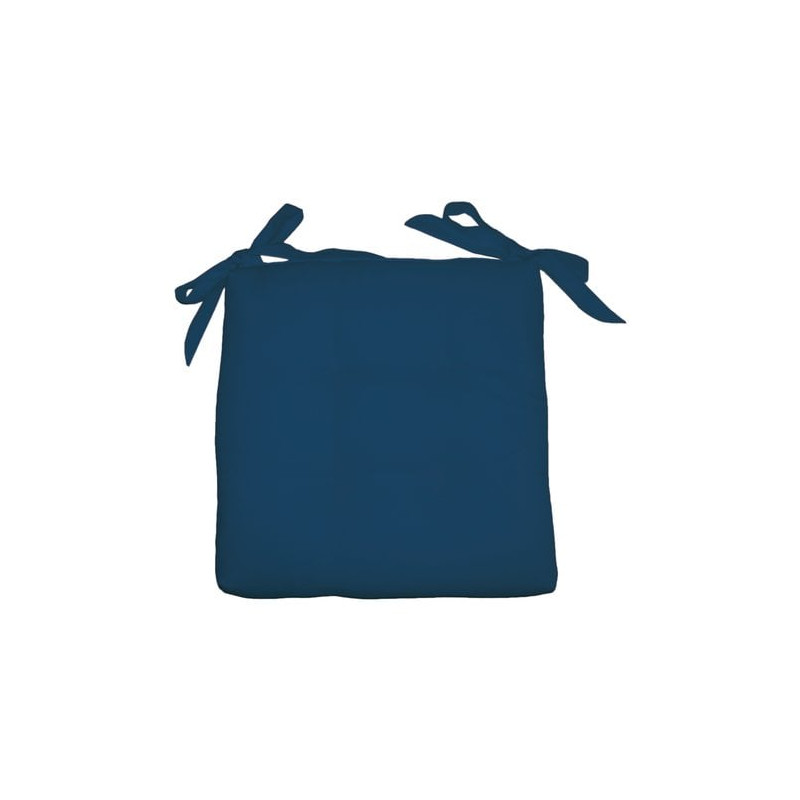 cuscino soft con lacci per sedia 40x40 - blu - olibo'