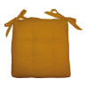 cuscino soft con lacci per sedia 40x40 - giallo - olibo'